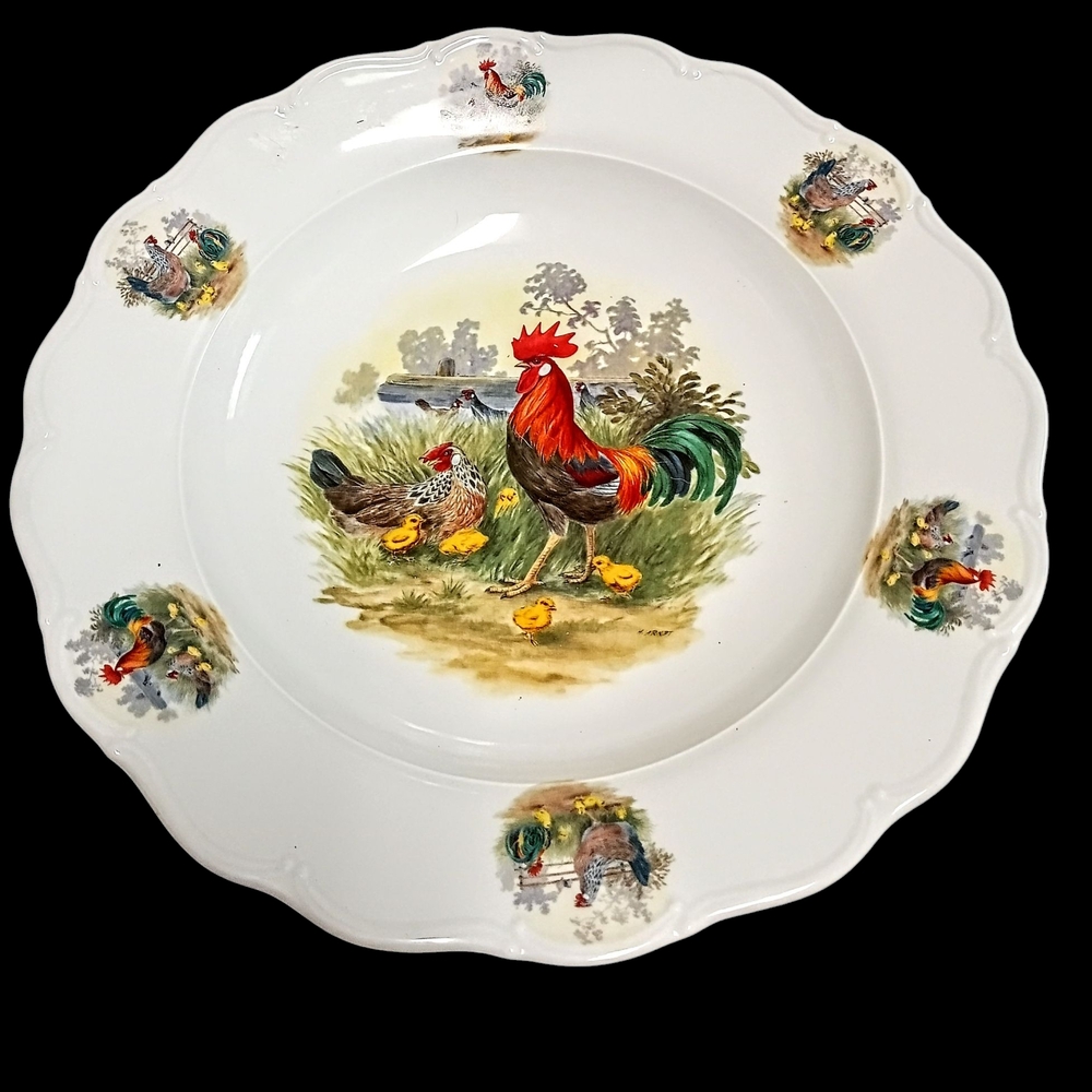 Decorative Rooster Plate